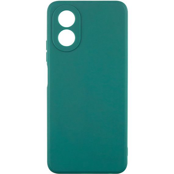 Силиконовый чехол Candy Full Camera для Oppo A78 4G Зеленый / Green