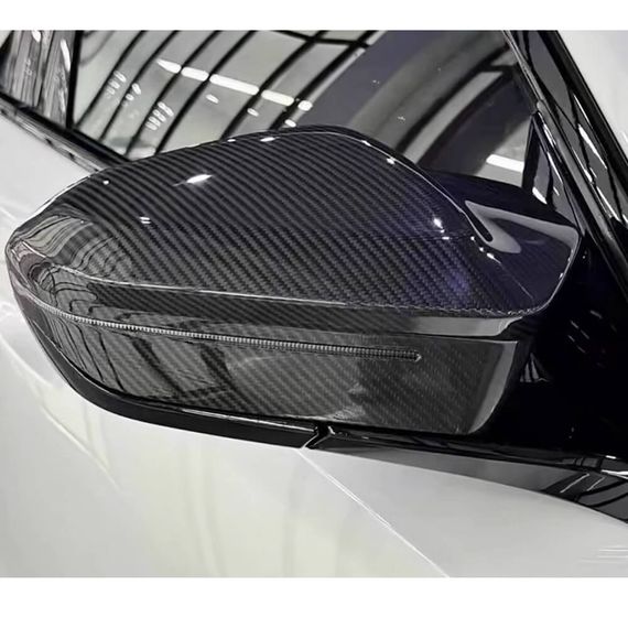 Накладки на Зеркала (Карбон) для BMW 7 серия G70/G71 2022- гг | Зображення 1