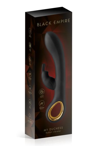 Вібратор кролик Black Empire My Duchess, чорний | Зображення 2