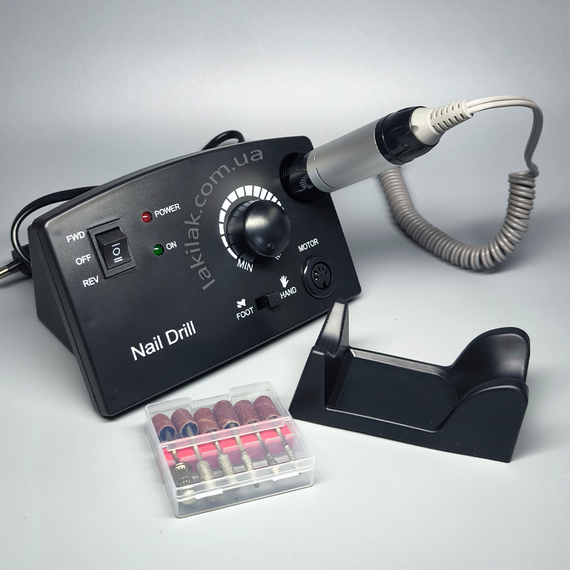 Фрезер для манікюра Nail Drill ZS-602 65W 45тис. об/хв (черный) | Зображення 1