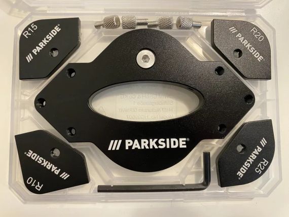 Фрезерные алюминиевые шаблоны для фрезерного стола Parkside PAFO 6 A1