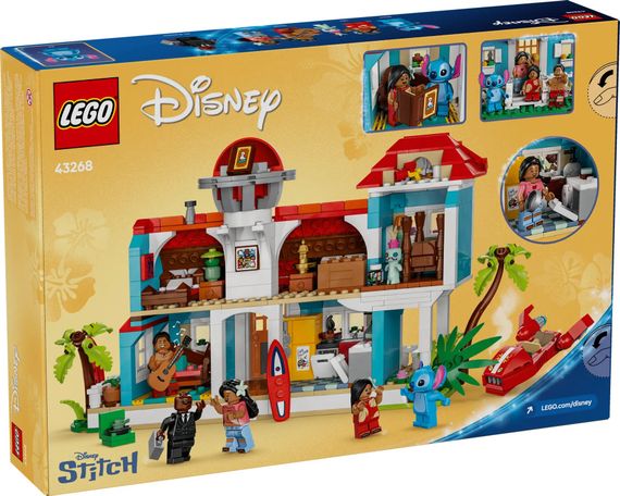 Конструктор LEGO Disney Classic Пляжный дом Лило и Стич 43268 | Зображення 1