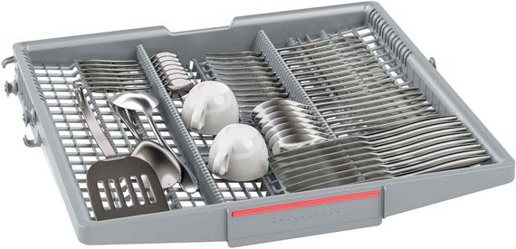 Посудомийна машина Bosch вбудовувана, 13компл., A++, 60см, дисплей, 3й кошик, білий (SMV4HVX00K) | Зображення 6