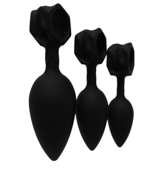 Набор анальных пробок Bathmate Anal Training Plugs, диаметр 2,5см - 3,1см - 3,8см | Зображення 5