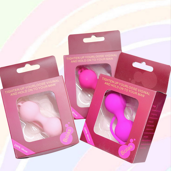 Вагинальные шарики "Bolas", яркий розовый, 60г sexstyle | Зображення 2