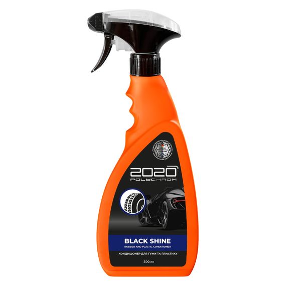 Кондиціонер для гуми і пластику Polychrom 2020 Black Shine 500 мл (722263) | Зображення 1
