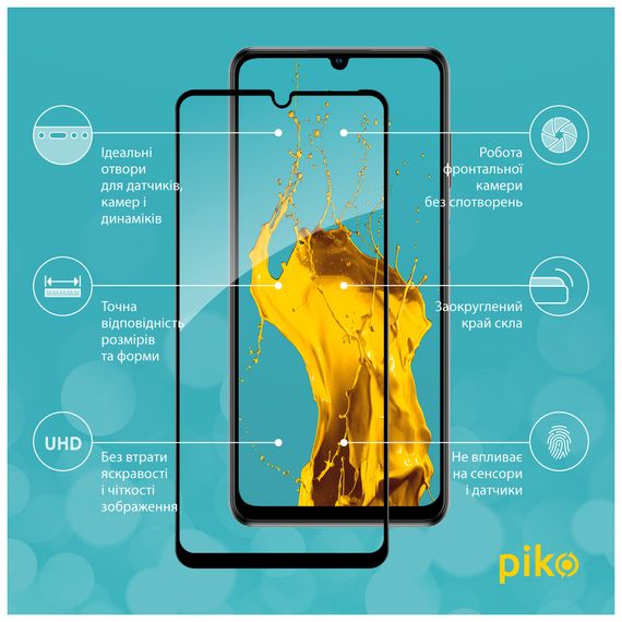 Скло захисне Piko Full Glue ZTE Blade V40 Vita (1283126545702) | Зображення 1