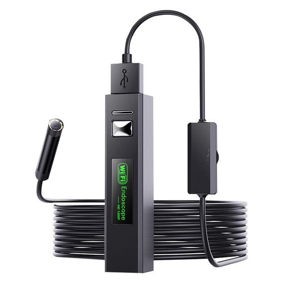 Эндоскоп камера Primo 8mm HD 1200P Wi-Fi жесткий кабель USB 2m  для Android / iOS / Windows / Mac