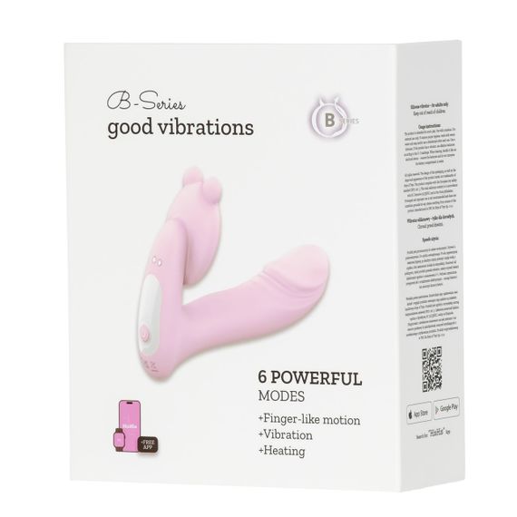 Вибромассажер Silicone Vibrator 3 Speeds, 6 Frequencies, Finger Function, Heating + APP Control sexstyle | Зображення 3
