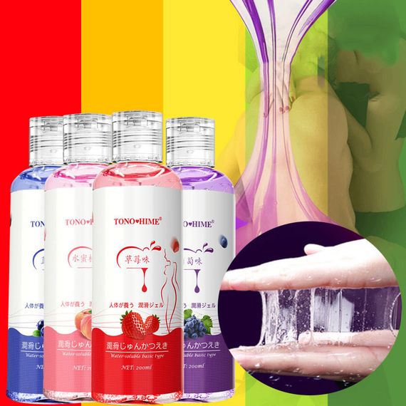 Їстівний інтимний гель Tono Hime зі смаком чорниці 200 ml | Зображення 8