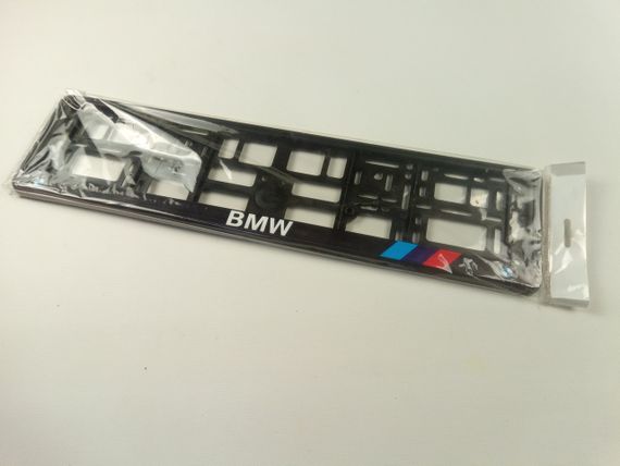 Рамка номерного знака (1 шт.) Carlife  BMW