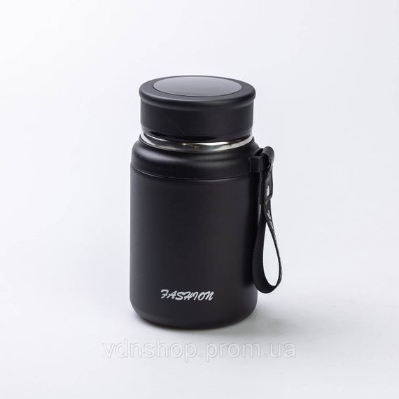 Термос Fashion з датчиком температури 700 мл Чорний HP-14-20B | Зображення 1