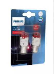 Комплект светодиодных ламп Philips 11498U30RB2 P21W LED 12V Ultinon Pro3000 RED
