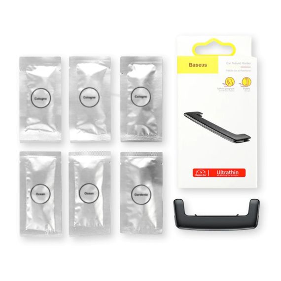 Ароматизатор у машину Baseus Paddle 3 Aromas Black | Зображення 5