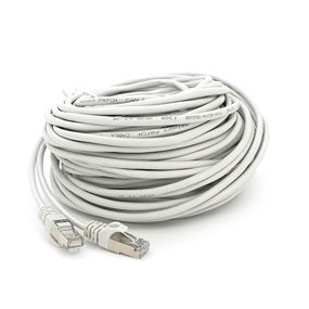 Патч-корд литой MERLION,FTP,RJ45,Cat.5e,30m,серый,CCA,Q200
