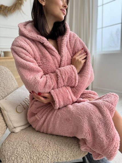 Женский махровый халат (2653/1) XL | Зображення 4