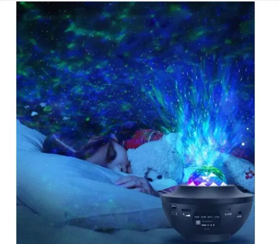 Лампа проектор Asato PROJEKTOR STARS STAR NIGHT LIGHT LED USB + пульт | Зображення 2