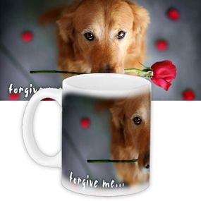 Чашка з принтом Forgive me... 330 мл (KR_L105)