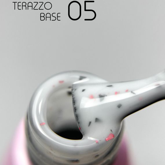 База для гель-лаку Toki-Toki Terazzo Base TR05 с поталью 5мл