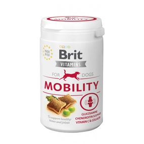 Вітаміни Brit Vitamins Mobility для дорослих собак для підтримки здоров я кісток і суглобів з лососем 150 г
