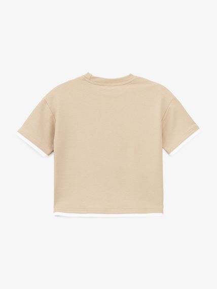 Костюм футболка+шорти для хлопчика Lizi 2627 92 см Бежевий shop (2000999455186) | Зображення 3