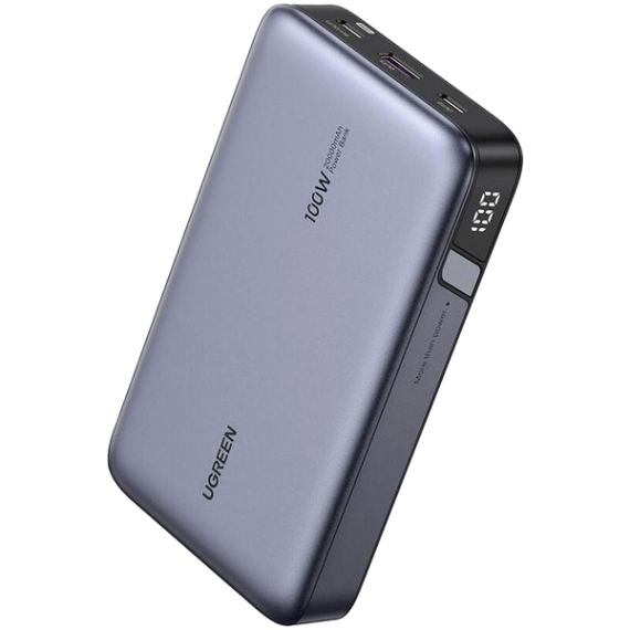 Повербанк UGREEN Nexode Power Bank 20000mAh 100W с кабелем и чехлом | Зображення 1