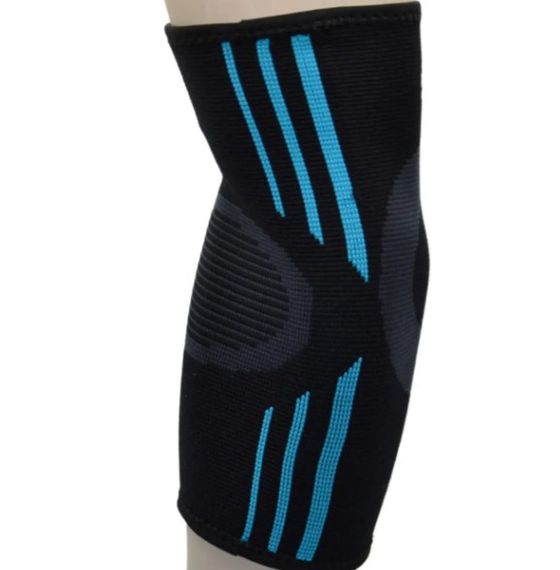 Налокітники Power System PS-6020 Elbow Support Evo Black/Blue (пара) M (PS-6020_M_Black-Blue) | Зображення 3