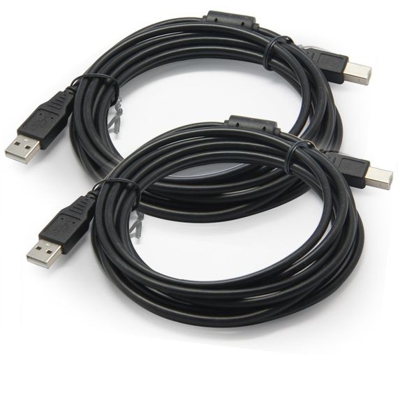 Кабель для принтера сканера МФУ, USB AM - BM, 1.8м | Зображення 1