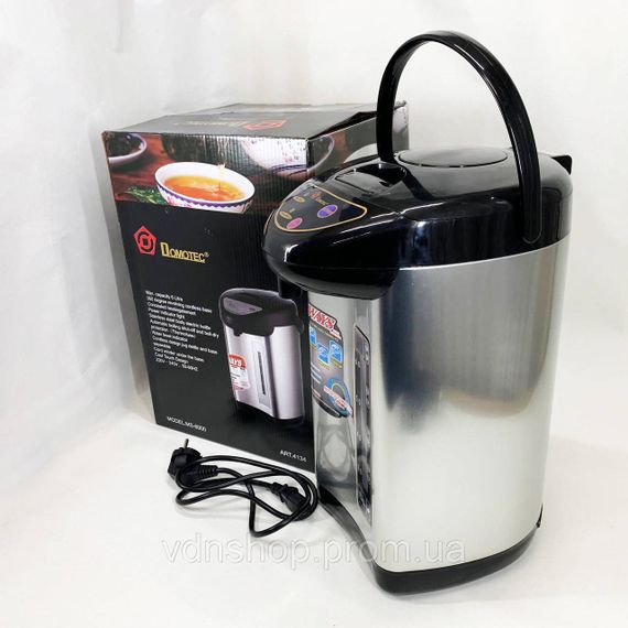 Хороший електричний термопот Domotec, Термопот для дому та офісу, Термопоти електротермоси EN-77 | Зображення 1