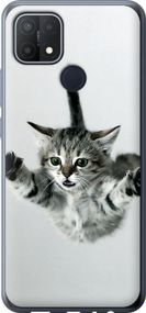 Чехол на Oppo A15 Летящий котёнок "2322u-2119-17620"