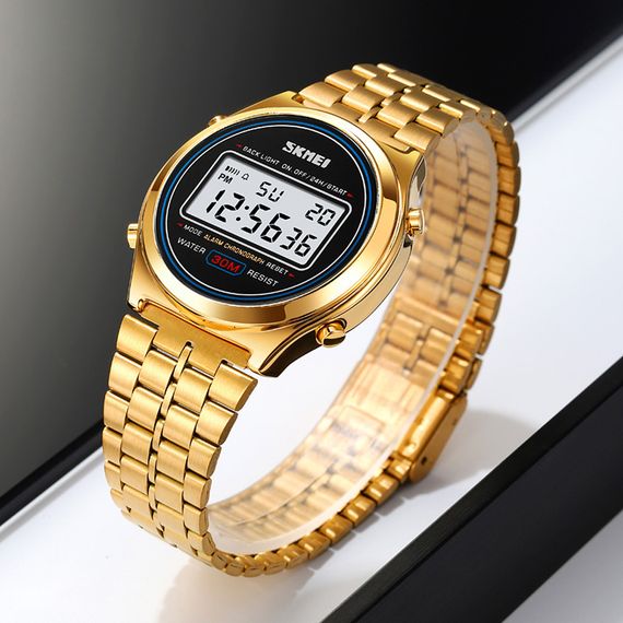 Чоловічий годинник Skmei 2146GD Gold | Зображення 2