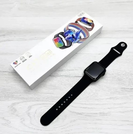 Синій Смарт-годинник Smart Watch GS7 MINI 41 мм, Фітнес годинник з тонометром та пульсоксиметром | Зображення 4