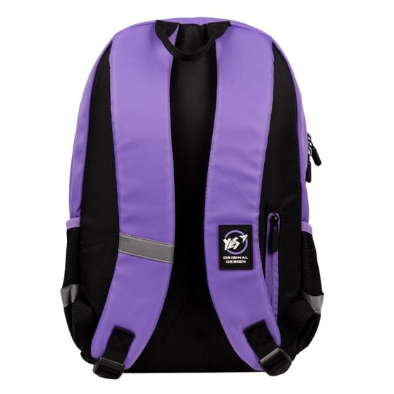 Рюкзак міський YES T-113 Lilac Cubes 559966 14,2 л | Зображення 5