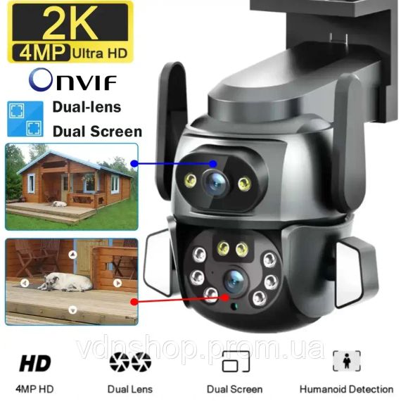 Камера WIFI DOUL CAM Q 821 / Поворотна камера відеоспостереження | Зображення 1