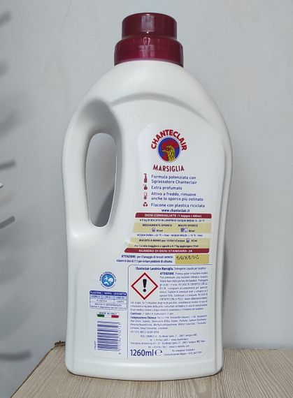 Chante Clair Гель для прання 28Wa 1.26 л Marsiglia з марсельським милом | Зображення 1