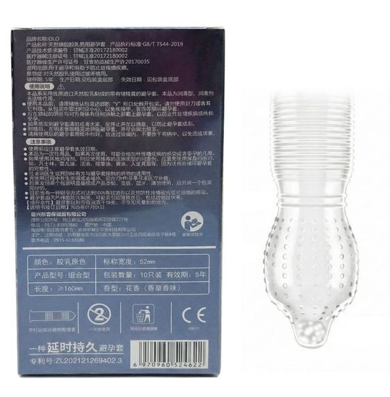 Презервативи Olo Dragon, з шипами і пролонгуючим ефектом Sex Aura | Зображення 1