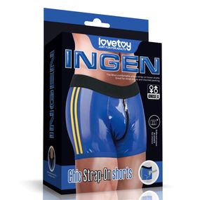 Труси для страпону Chic Strap-On Shorts, сині