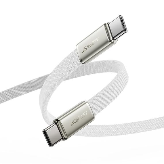 Дата кабель Acefast C24-03 Type-C to Type-C 60W (1.2m) White | Зображення 2