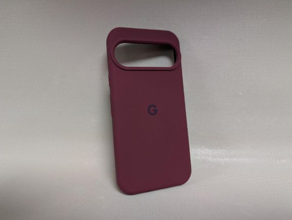 Чохол для Google Pixel 10 / Гугл Піксель 10, Lakshmi, з логотипом, м'який, протиударний, софт тач, бордовий