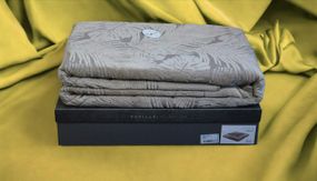 Махровое покрывало Pupilla 220 х 240 см Filipin Kahve