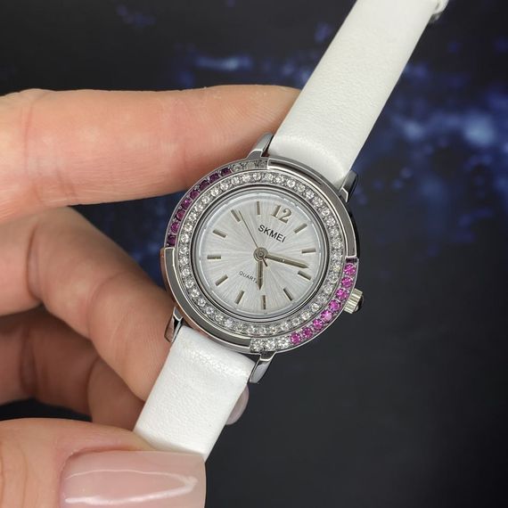 Жіночий годинник Skmei 1855SIWT Silver-White | Зображення 5
