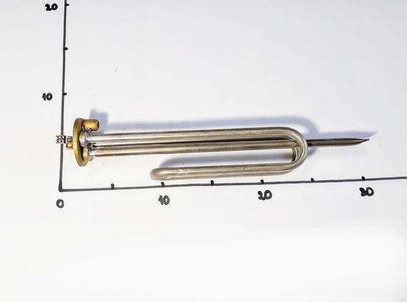 Тэн 1200W для бойлера Ariston (Аристон) Novatec (Новатек) Rоund (Раунд) на фланце D48 мм (Украина) | Зображення 1