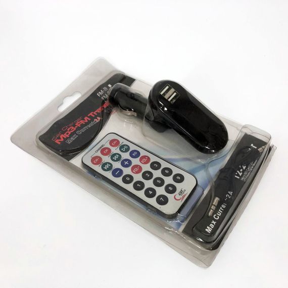 Fm модулятор usb CM i9, Автомобільний адаптер для заряджання телефону, Блютуз фм передавач TO-349 для машину | Зображення 2