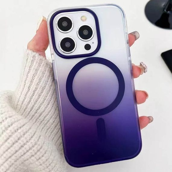 Чохол TPU+PC Phantom with MagSafe для Apple iPhone 15 Pro (6.1") Purple | Зображення 1