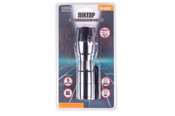 Фонарь тактический Mastertool - 1LED x 10 Вт x 5 режимов | Зображення 5