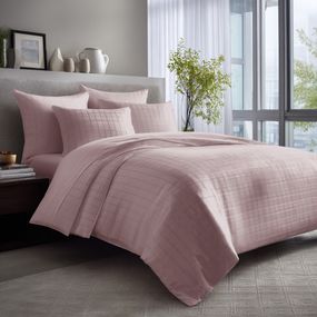 Комплект постільної білизни SoundSleep Jacquard Delicacy Rose сатин-жаккард Двоспальний Євро 200х220 см суха троянда