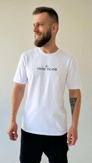 Футболка Stone Island колір білий | Зображення 3