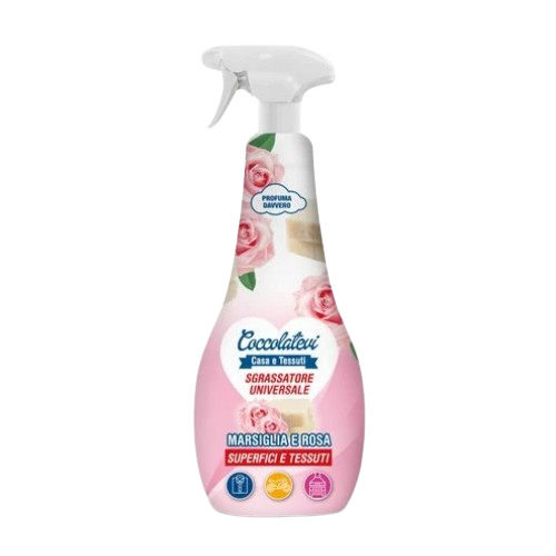 Засіб знежирюючий для поверхонь та тканин 750мл Марсельське мило і троянда COCCOLATEVI