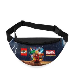 Детская сумка-бананка Marvel LEGO 32х15 см на пояс или через плечо (5858)