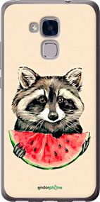 Чохол на Huawei GT3 Єнотик з кавуном "4605t-472-2448"